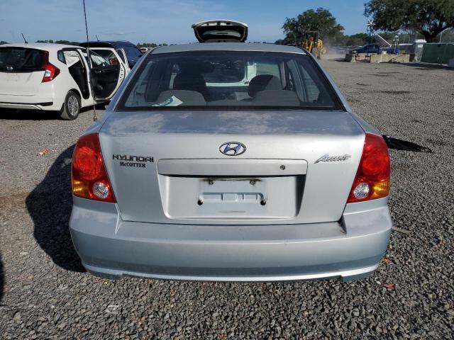 KMHCG45C23U458960 - 2003 HYUNDAI ACCENT GL SILVER photo 6