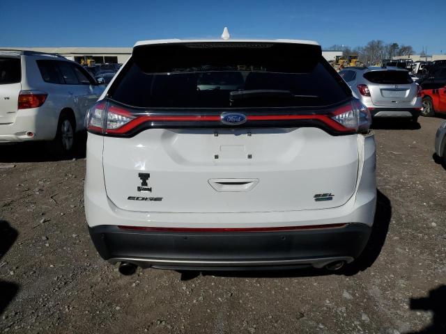 2FMPK4J98HBB77429 - 2017 FORD EDGE SEL WHITE photo 6