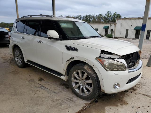 JN8AZ2NE5C9017245 - 2012 INFINITI QX56 WHITE photo 4