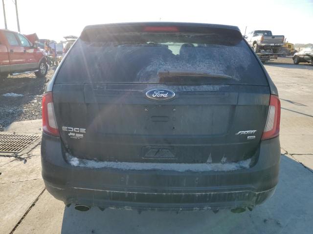 2FMDK4AK9DBA19584 - 2013 FORD EDGE SPORT BLACK photo 6