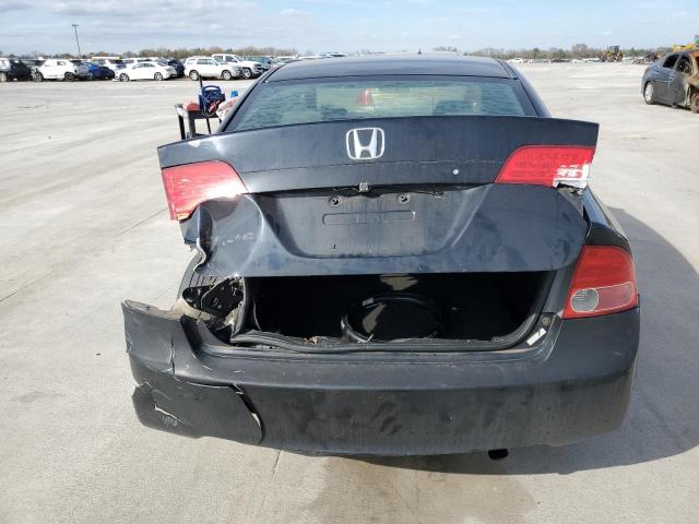 1HGFA16557L059006 - 2007 HONDA CIVIC LX BLACK photo 6