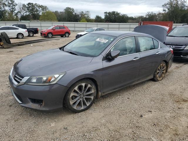 1HGCR2F52FA181415 - 2015 HONDA ACCORD SPORT GRAY photo 1