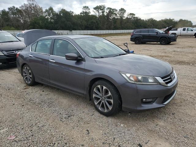 1HGCR2F52FA181415 - 2015 HONDA ACCORD SPORT GRAY photo 4