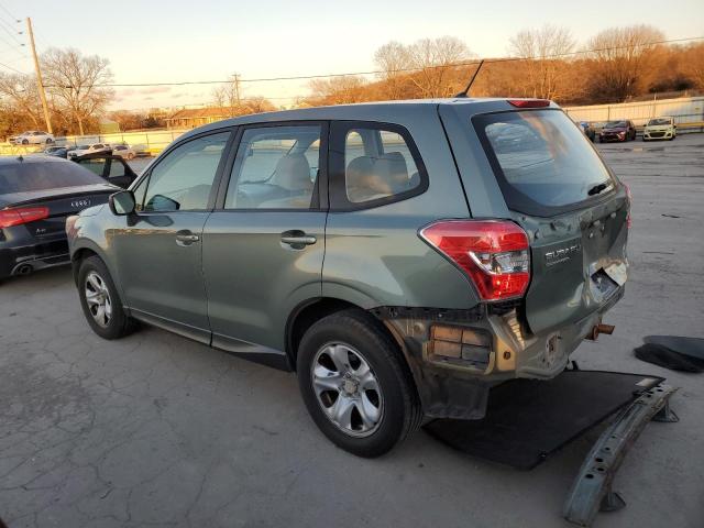 JF2SJAAC7EH415864 - 2014 SUBARU FORESTER 2.5I GREEN photo 2