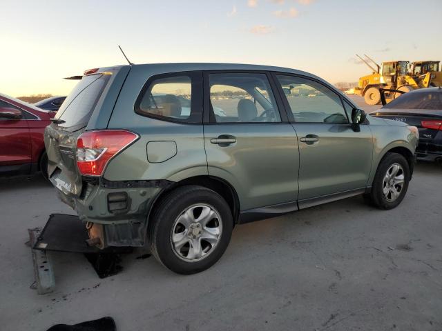 JF2SJAAC7EH415864 - 2014 SUBARU FORESTER 2.5I GREEN photo 3