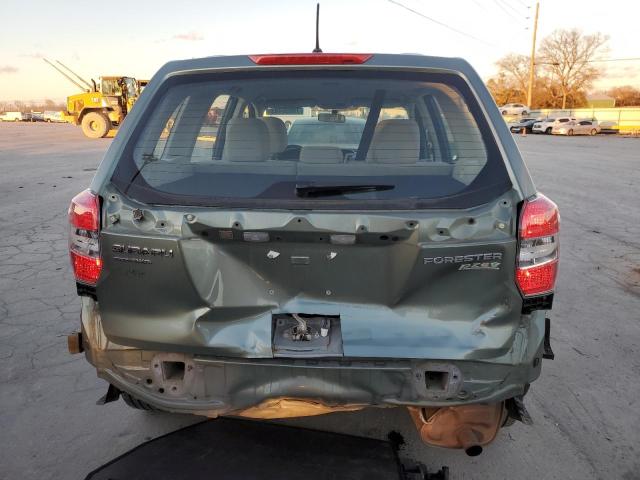 JF2SJAAC7EH415864 - 2014 SUBARU FORESTER 2.5I GREEN photo 6