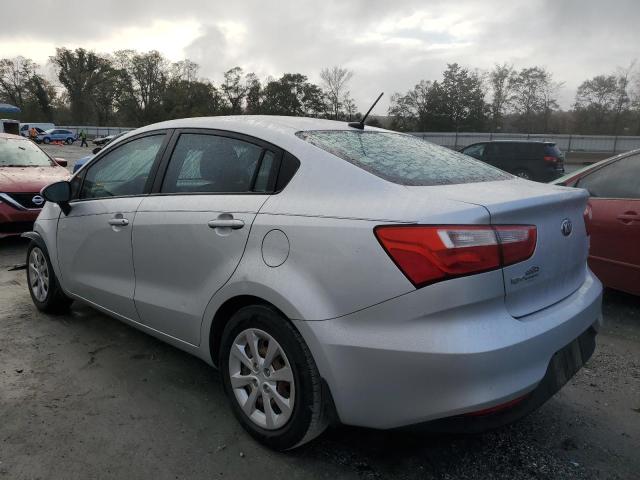 KNADM4A3XG6634605 - 2016 KIA RIO LX SILVER photo 2