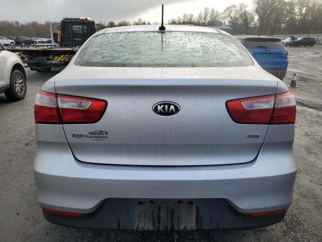 KNADM4A3XG6634605 - 2016 KIA RIO LX SILVER photo 6