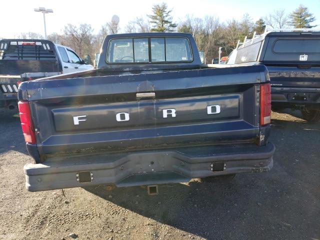 2FTHF26H8GCB55408 - 1986 FORD F250 BLUE photo 6