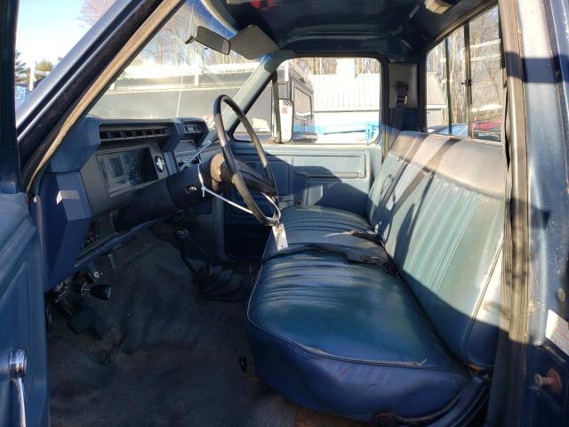 2FTHF26H8GCB55408 - 1986 FORD F250 BLUE photo 7