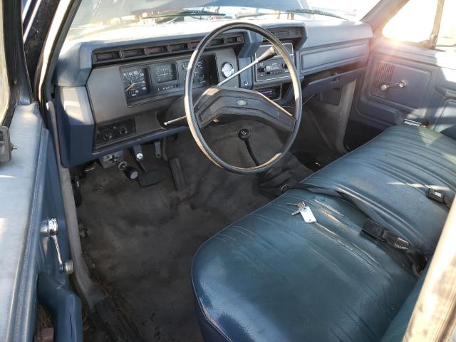 2FTHF26H8GCB55408 - 1986 FORD F250 BLUE photo 8