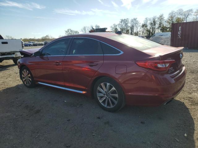 5NPE34AFXFH085755 - 2015 HYUNDAI SONATA SPORT RED photo 2