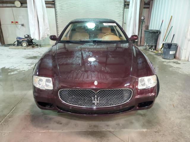 ZAMFE39A880038544 - 2008 MASERATI QUATTROPOR M139 BURGUNDY photo 5