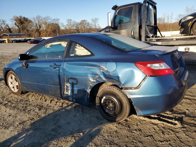 2HGFG12877H568350 - 2007 HONDA CIVIC EX BLUE photo 2