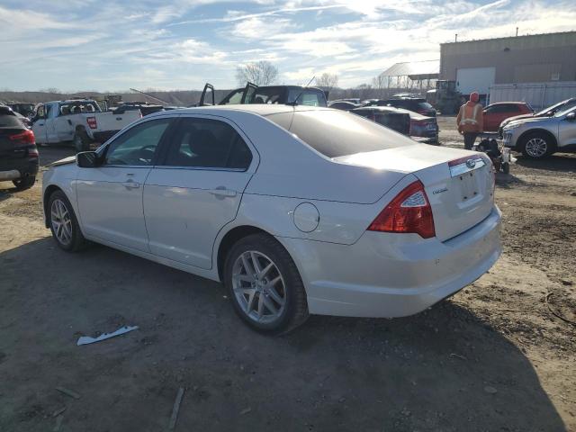 3FAHP0JA8AR422949 - 2010 FORD FUSION SEL WHITE photo 2