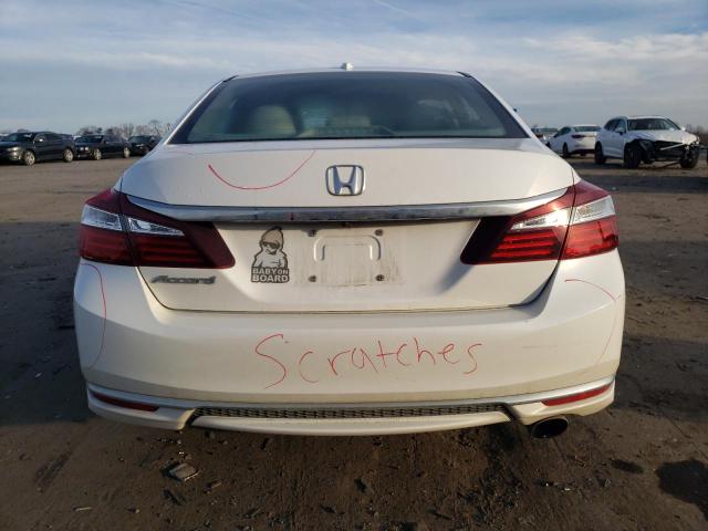 1HGCR2F7XGA202594 - 2016 HONDA ACCORD EX WHITE photo 6