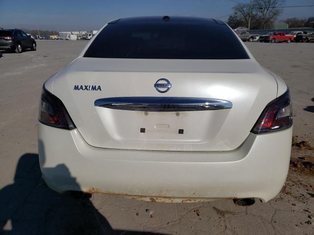 1N4AA5AP0EC442735 - 2014 NISSAN MAXIMA S WHITE photo 6