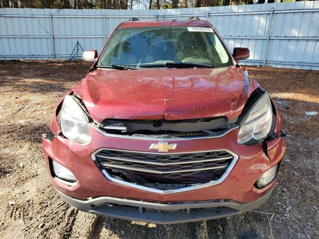 2GNFLFE38H6238874 - 2017 CHEVROLET EQUINOX LT RED photo 5