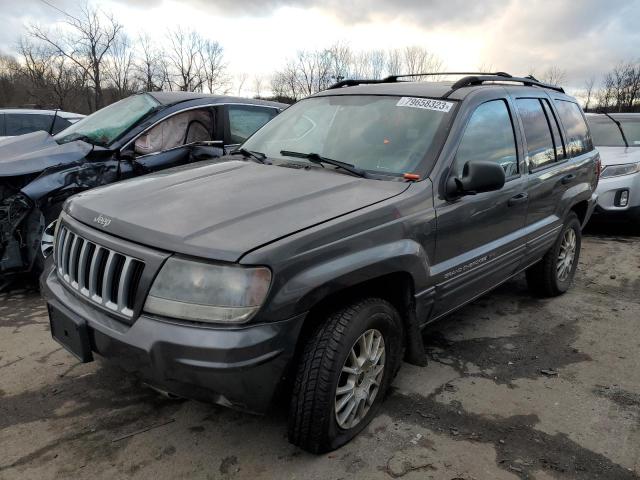 1J4GW48S44C315862 - 2004 JEEP CHEROKEE LAREDO GRAY photo 1