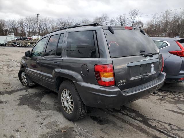 1J4GW48S44C315862 - 2004 JEEP CHEROKEE LAREDO GRAY photo 2