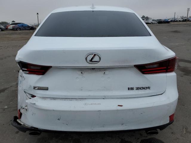 JTHBA1D21G5038288 - 2016 LEXUS IS 200T WHITE photo 6