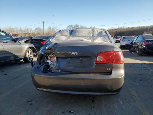 KNAGE123485235574 - 2008 KIA OPTIMA LX GRAY photo 6