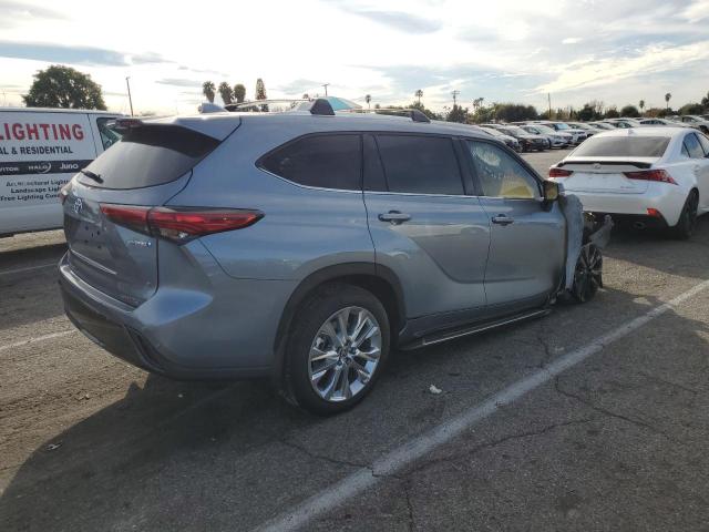 5TDYARAH7PS523497 - 2023 TOYOTA HIGHLANDER HYBRID LIMITED GRAY photo 3