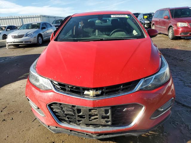 1G1BE5SM0H7252432 - 2017 CHEVROLET CRUZE LT RED photo 5