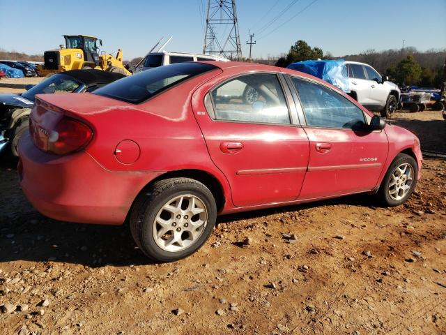 1B3ES46C1YD642113 - 2000 DODGE NEON BASE RED photo 3