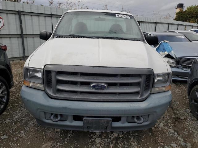 1FTNF20L02ED31760 - 2002 FORD F250 SUPER DUTY WHITE photo 5