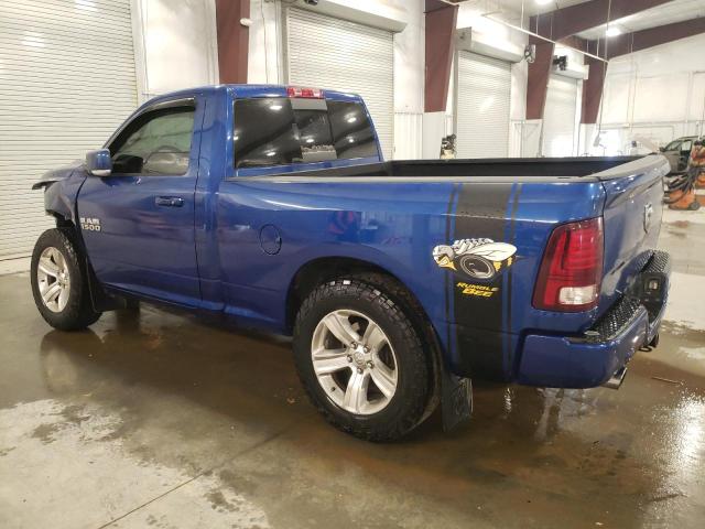 3C6JR7CT2FG532273 - 2015 RAM 1500 SPORT BLUE photo 2