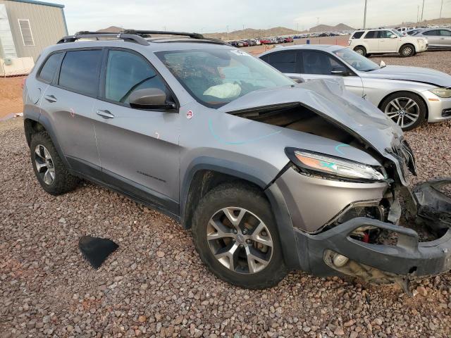 1C4PJMBS2EW189000 - 2014 JEEP CHEROKEE TRAILHAWK ვერცხლისფერი ფოტო 4