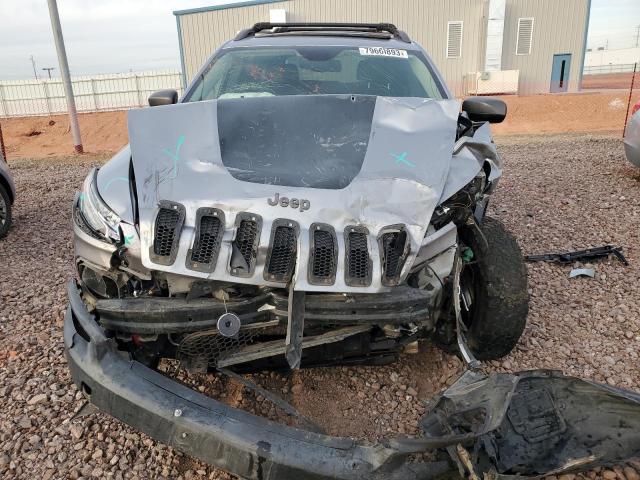 1C4PJMBS2EW189000 - 2014 JEEP CHEROKEE TRAILHAWK ვერცხლისფერი ფოტო 5