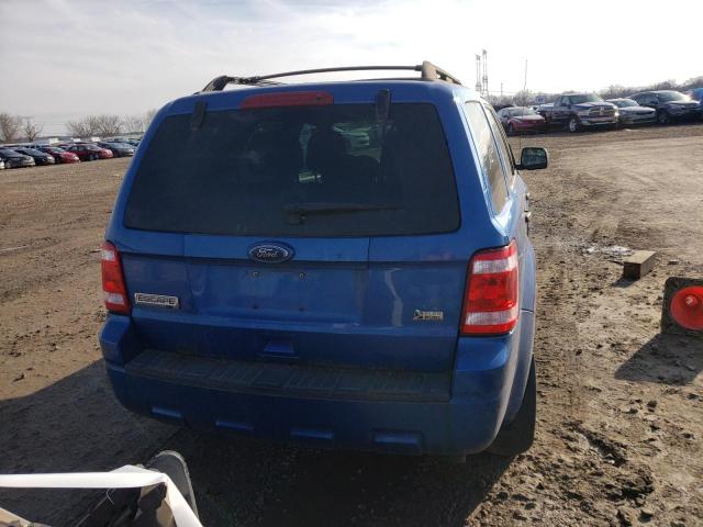 1FMCU9DG2BKA48163 - 2011 FORD ESCAPE XLT BLUE photo 6