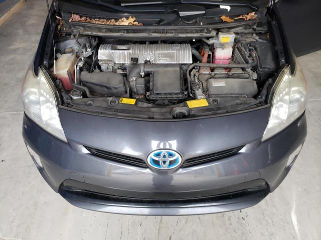 JTDKN3DU4D1652824 - 2013 TOYOTA PRIUS GRAY photo 11