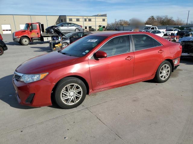 4T4BF1FK6CR224703 - 2012 TOYOTA CAMRY BASE RED photo 1
