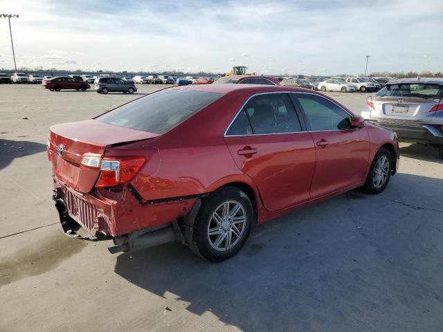 4T4BF1FK6CR224703 - 2012 TOYOTA CAMRY BASE RED photo 3