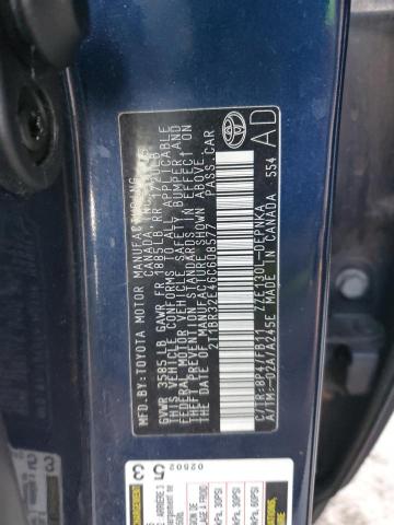 2T1BR32E46C608577 - 2006 TOYOTA COROLLA CE BLUE photo 12