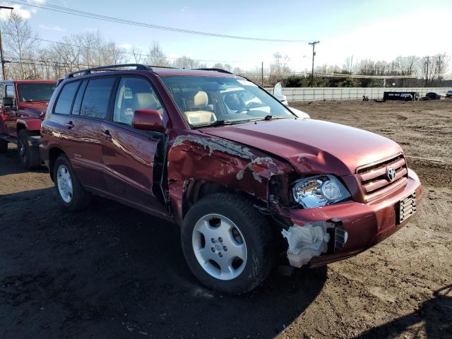 JTEEP21A270227782 - 2007 TOYOTA HIGHLANDER SPORT RED photo 4