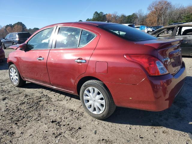 3N1CN7APXKL871497 - 2019 NISSAN VERSA S RED photo 2