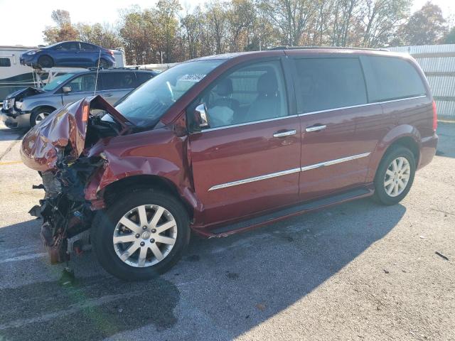 2C4RC1CG1CR162694 - 2012 CHRYSLER TOWN & COU TOURING L MAROON photo 1