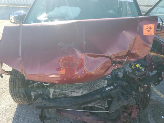 2C4RC1CG1CR162694 - 2012 CHRYSLER TOWN & COU TOURING L MAROON photo 12