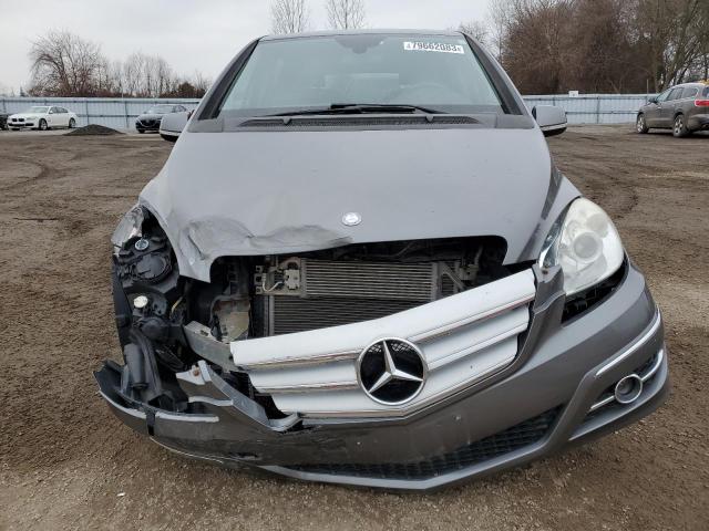 WDDFH3EB4BJ670507 - 2011 MERCEDES-BENZ B200 T GRAY photo 5