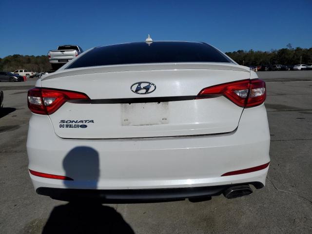 5NPE24AF7GH331150 - 2016 HYUNDAI SONATA SE WHITE photo 6