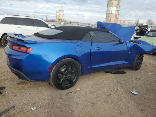 1G1FB3DX0H0111925 - 2017 CHEVROLET CAMARO LT BLUE photo 3