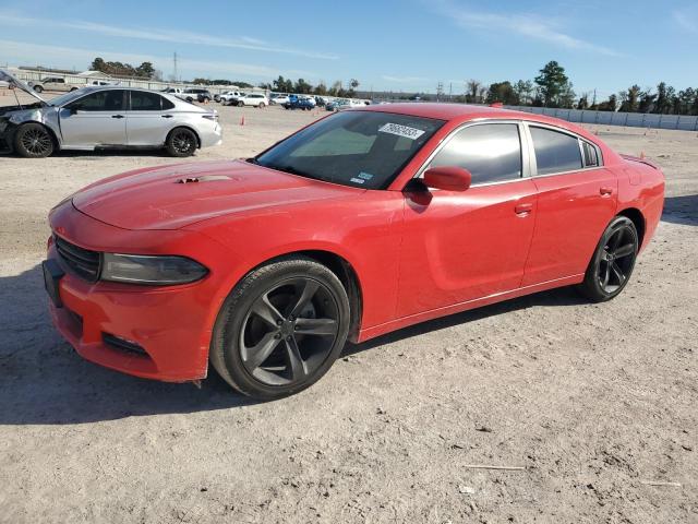 2C3CDXHG7FH725163 - 2015 DODGE CHARGER SXT RED photo 1