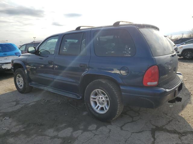 1B4HS28N61F506288 - 2001 DODGE DURANGO BLUE photo 2