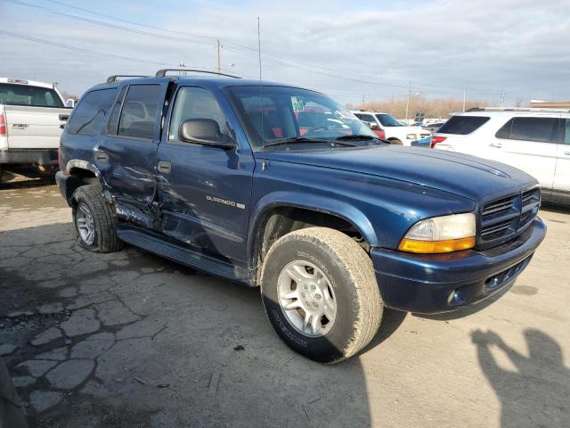 1B4HS28N61F506288 - 2001 DODGE DURANGO BLUE photo 4