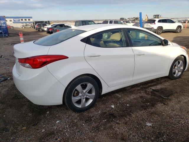 5NPDH4AE9DH372747 - 2013 HYUNDAI ELANTRA GLS WHITE photo 3