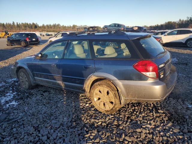 4S4BP62C587360698 - 2008 SUBARU OUTBACK 2.5I LIMITED BLUE photo 2